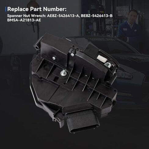 مشغل مزلاج قفل الباب الخلفي الأيسر BF6A-A26413-AE لسيارة Ford Edge 2015-2016، Escape 2013-2017، Fiesta 2011-2016، Focus 2012-2017، Fusion & Lincoln MKZ 2013-2016 in Kuwait