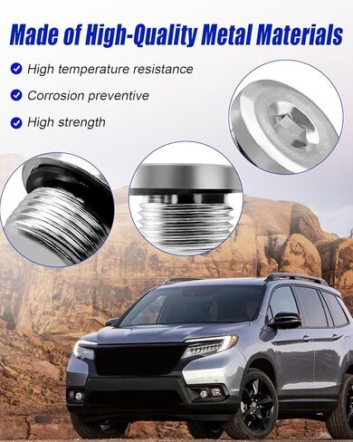 Drainage Screw Plug Fit for Honda Passport Ridgeline Pilot Odyssey Acura MDX TLX 2016-2025, 9 Speed Transmission Drain Bolt Replace 06237-5J4-010 in Saudi Arabia