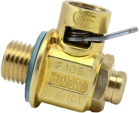 F108S: FUMOTO Valve W/Short NIPPPLE M16-1.5 Threads in Saudi Arabia