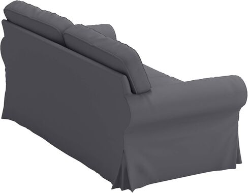 يتوافق غطاء Ektorp Loveseat البديل مع غطاء أريكة IKEA Ektorp Loveseat، غطاء الأريكة فقط! (جلد صناعي بني) in Kuwait