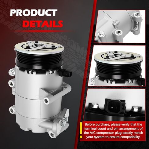 AC Compressor with Clutch for Focus 2.0L 2012 2013 2014, Air Conditioning Compressor Replace for 97323, 98323, BV6Z19703B in Saudi Arabia