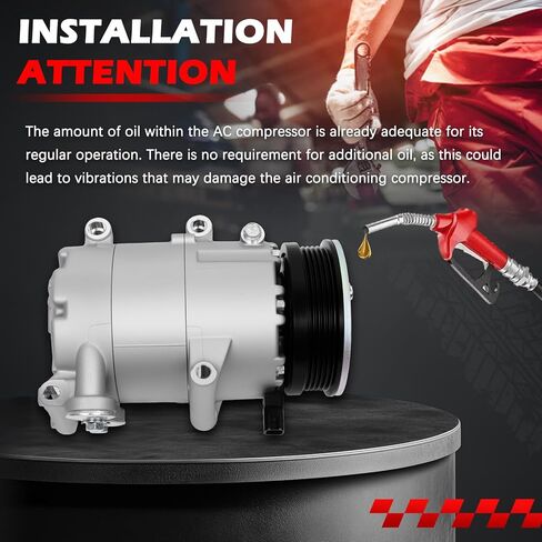 AC Compressor with Clutch for Focus 2.0L 2012 2013 2014, Air Conditioning Compressor Replace for 97323, 98323, BV6Z19703B in Saudi Arabia