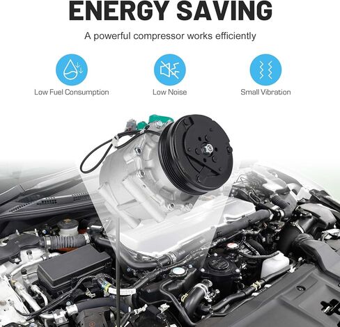 ضاغط تكييف هواء جديد لـ 1994-2000 Honda Civic 1.6L، 1994-1995 Honda Civic 1.5L، 1994-1997 Honda Civic del Sol 1.6L، لـ 93-95 Honda Civic del Sol 1.5L، لـ 97-01 Honda CR-V 2.0L in Saudi Arabia