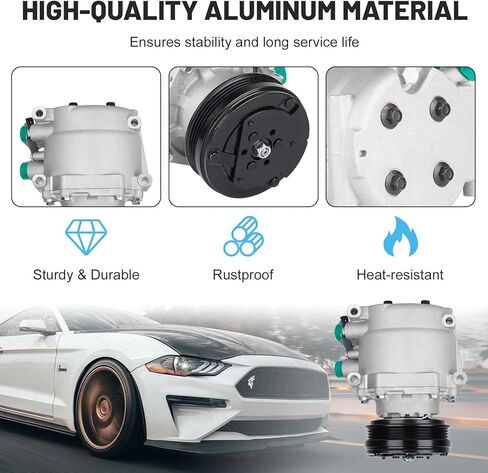 ضاغط تكييف هواء جديد لـ 1994-2000 Honda Civic 1.6L، 1994-1995 Honda Civic 1.5L، 1994-1997 Honda Civic del Sol 1.6L، لـ 93-95 Honda Civic del Sol 1.5L، لـ 97-01 Honda CR-V 2.0L in Saudi Arabia