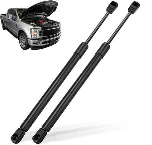 دعامات غطاء محرك السيارة لسيارة Ford F250 F350 2017-2022 & F450 F550 2017-2018 - صدمات دعم الرفع الأمامي، OEM# 4B-965360، HC3Z-16C826-A، حزمة بديلة مكونة من قطعتين in Saudi Arabia