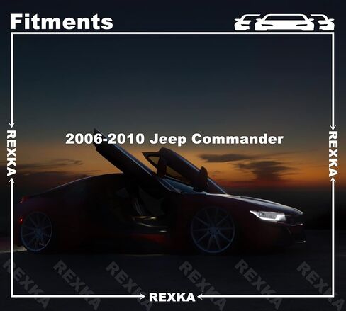 Rexka 20pcs Front Fender Flare Moulding Clips 5189181AA for Jeep Commander XH XK 2006 2007 2008 2009 2010 5189181-AA - Large Fender Flare Retainer Moulding Clip in Kuwait