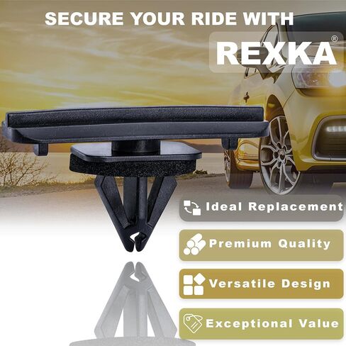 Rexka 20pcs Front Fender Flare Moulding Clips 5189181AA for Jeep Commander XH XK 2006 2007 2008 2009 2010 5189181-AA - Large Fender Flare Retainer Moulding Clip in Kuwait