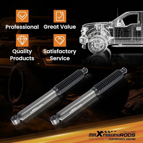 صدمات خلفية maxpeedingrods 0-3 بوصة لسيارة Toyota 4Runner FJ Cruiser 2003-2023، G1 مطورة in Saudi Arabia