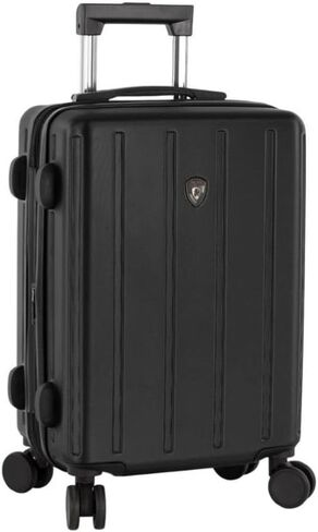 Heys SpinLite 21 بوصة خفيفة الوزن ومتينة وقابلة للتوسيع، نظام مقبض تلسكوبي بقفل مجمع TSA مع عجلات دوارة مزدوجة تحمل الأمتعة (أسود) in Kuwait