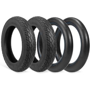 مجموعة الإطارات والأنابيب الداخلية مقاس 12.5x2.25، مجموعتان 12 1/2 × 2 1/4 الأنبوب الداخلي والإطارات المتوافقة مع سكوتر كهربائي Razor Pocket Mod، Currie، Schwinn، GT، IZIP، eZip in Kuwait