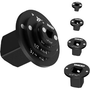 مجموعة محول مقبس الصدمات المنخفض، مجموعة محول سقاطة المحرك 1 بوصة إلى 3/4 بوصة، 3/4 بوصة إلى 1/2 بوصة، 1/2 بوصة إلى 3/8 بوصة، 3/8 بوصة إلى 1/4 بوصة تصميم مغناطيسي، تعمل مع المقابس/المفاتيح/المثاقب اللاسلكية 4 قطع in Kuwait