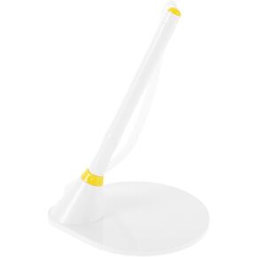 TIDTALEO 4pcs Yellow 0.5mm Desk Standing Pen with Holder for Office and Bank Counter Use – Fixed Vertical Business Signature Ballpoint Pens for Reception and Executive Writing in Kuwait