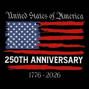 1776-2026 250th Anniversary of The Independence of USA Sticker, American Flag Patriotic Vinyl Sticker, Bumper Decal for Car, Windows, Refrigerator (#Red B, S) in Saudi Arabia