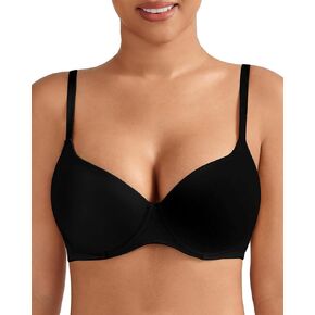 Push Up Bra Padded Demi T Shirt Bras Add 1 Cup Underwire Back Smoothing in Kuwait