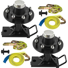 2 Pack Shipping Container Wheels 8x6.5 Lug, May Moves 9000 Pounds 20ft or 40ft Empty Container, Shipping Container Wheel Shifting Tool Bolt-On Spindle Kit in Kuwait