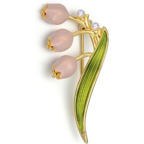 دبابيس بروش على شكل زهرة مطلية بالذهب عيار 14 قيراط، دبابيس بروش على شكل زهرة من حجر الراين الكريستالي، إكسسوارات، هدية عيد الميلاد للنساء in Kuwait