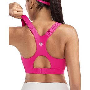RUNNING GIRL Sports Bras for Women High Support, Adjustable Straps High Impact Racerback Bra with Hook Closure Molded Cup in Saudi Arabia