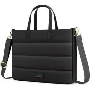 حقيبة كمبيوتر محمول RAINYEAR لأجهزة الكمبيوتر المحمول MacBook مقاس 13-14 بوصة، حقيبة كمبيوتر محمول أنيقة مبطنة مقاومة للماء مع حزام كتف in Kuwait