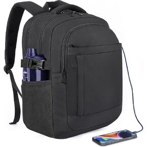 Laptop Backpack 17 Inch Large Computer Bag for Men with USB Charger Port 18x14x8 Flight Approved Personal Item Travel Laptop Backpacks in Kuwait