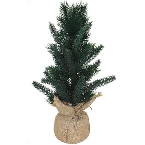 شجرة عيد الميلاد الصغيرة، شجرة عطلة على سطح الطاولة مقاس 12.6 بوصة مع فروع من البولي إيثيلين لطاولة عيد الميلاد وحفلات العطلات المنزلية، قطعة مركزية للحفلات غير مضاءة in Kuwait