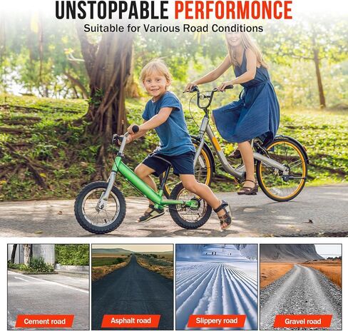 مجموعة الإطارات والأنابيب الداخلية مقاس 12.5x2.25، مجموعتان 12 1/2 × 2 1/4 الأنبوب الداخلي والإطارات المتوافقة مع سكوتر كهربائي Razor Pocket Mod، Currie، Schwinn، GT، IZIP، eZip in Kuwait