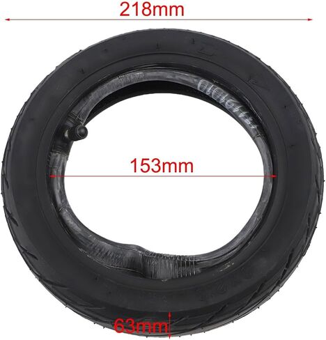 إطار مقاس 9x2.3 بوصة مع أنبوب داخلي مقاس 8.5 بوصة للدراجات البخارية الكهربائية Niu KQi1، مجموعة استبدال مطاطية مع قبضة معززة in Kuwait