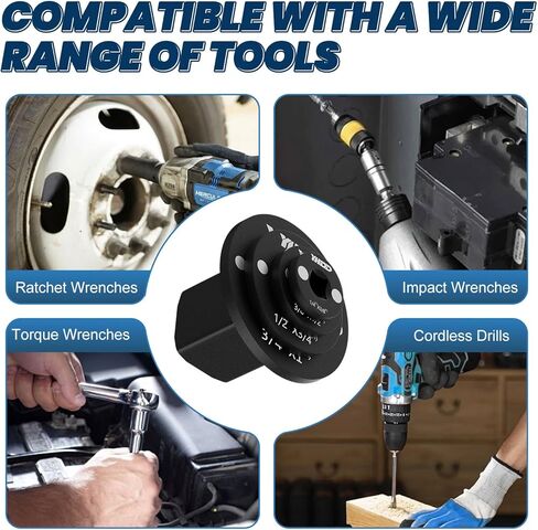 مجموعة محول مقبس الصدمات المنخفض، مجموعة محول سقاطة المحرك 1 بوصة إلى 3/4 بوصة، 3/4 بوصة إلى 1/2 بوصة، 1/2 بوصة إلى 3/8 بوصة، 3/8 بوصة إلى 1/4 بوصة تصميم مغناطيسي، تعمل مع المقابس/المفاتيح/المثاقب اللاسلكية 4 قطع in Kuwait