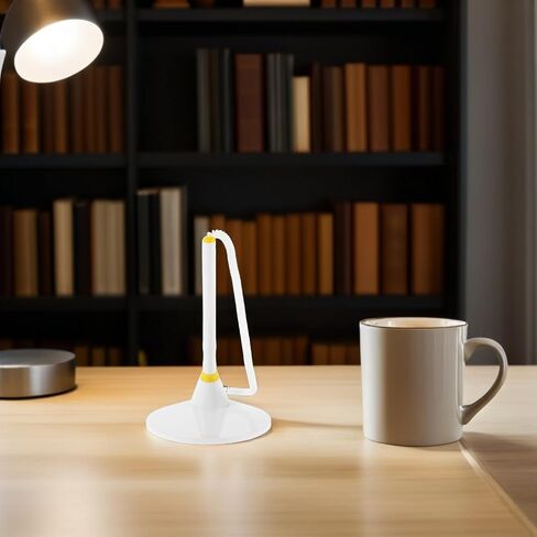 TIDTALEO 4pcs Yellow 0.5mm Desk Standing Pen with Holder for Office and Bank Counter Use – Fixed Vertical Business Signature Ballpoint Pens for Reception and Executive Writing in Kuwait