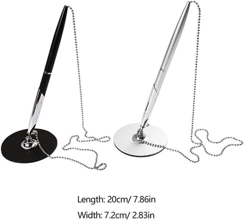 مجموعة أقلام حبر جاف للأعمال مكونة من قطعتين مع سلسلة أقلام كتابة مكتبية ثابتة للاستخدام في اجتماعات بنك الفندق in Kuwait