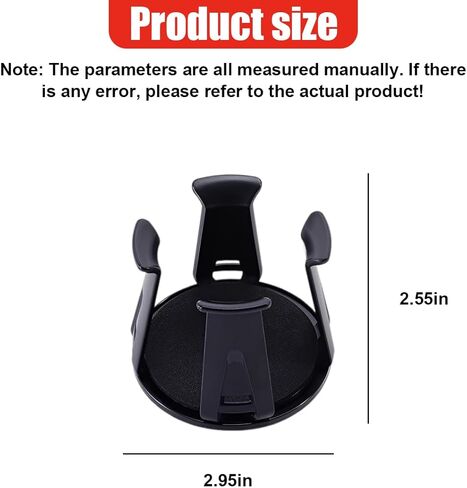 YoRise Car Cup Holder Expander, Automotive Drink Holder Adapter with Adaptive Clamping Arm, Universal Vehicle Cupholder Expander Accessories for Fixing Water Cups, Drinks (2PCS) in Saudi Arabia