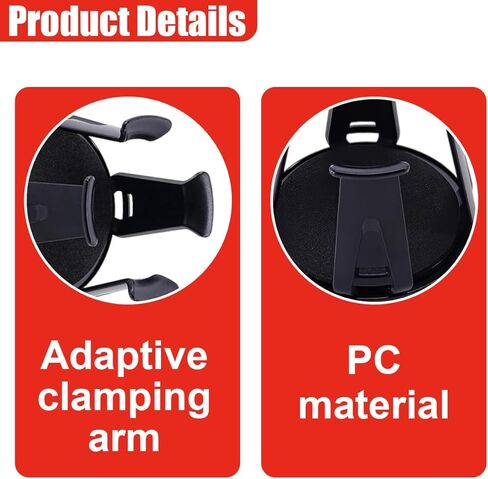 YoRise Car Cup Holder Expander, Automotive Drink Holder Adapter with Adaptive Clamping Arm, Universal Vehicle Cupholder Expander Accessories for Fixing Water Cups, Drinks (2PCS) in Saudi Arabia