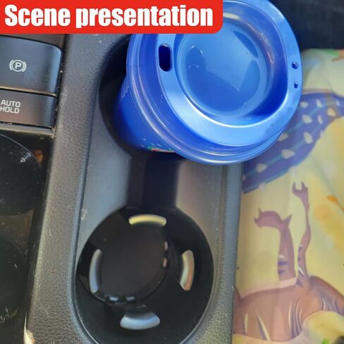 YoRise Car Cup Holder Expander, Automotive Drink Holder Adapter with Adaptive Clamping Arm, Universal Vehicle Cupholder Expander Accessories for Fixing Water Cups, Drinks (2PCS) in Saudi Arabia