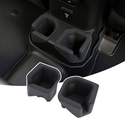 Cup Holder Coaster Fit for 2018-2025 Jeep Wrangler JL JLU 4XE & Gladiator JT, Cup Holder Mat Pad Inserts Interior CupHolder Liner, Central Control Water Cup dust pad in Saudi Arabia