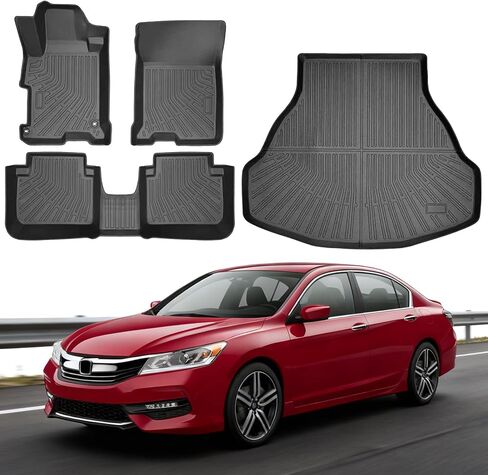 Floor Mats for Toyota RAV4 2006 2007 2008 2009 2010 2011 2012 Custom Fit 1st & 2nd Row Mats & Cargo Liner for RAV4 All Weather Protection TPE Car Mats Accessories Waterproof Anti-Slip in Saudi Arabia