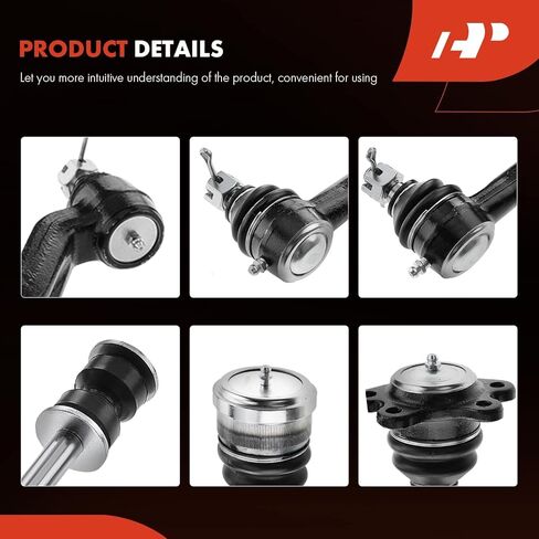A-Premium Set of 13, Front Sway Bar Link, Upper & Lower Ball Joint, Inner & Outer Tie Rod End, Compatible with Chevrolet & GMC - C1500 1988-1992, C1500 Suburban 1992, C2500 1988-1992 in Saudi Arabia