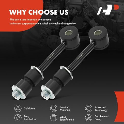A-Premium 2 x Front Sway Bar Links Stabilizer Bar Links, Compatible with Ford F-150 1993-1995, F-250 1980-1996, F-350 1980-1997 in Saudi Arabia