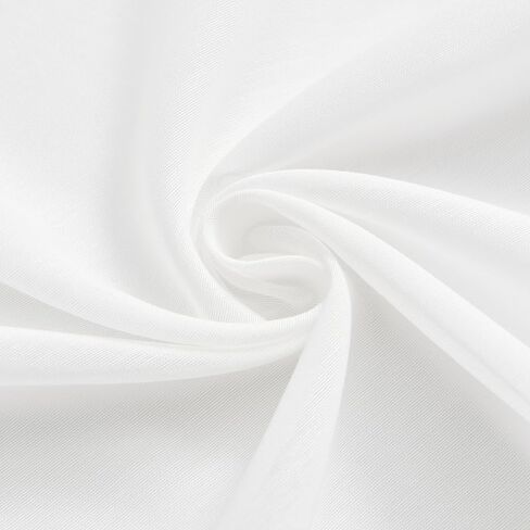 WEST LAKE Cream Pinch Pleat Sheer Window Curtains 90 Inches Long,Egret Ivory Soft Farmhouse Drapes for Bedroom Living Room Sliding Patio Door,French Pleat Back Tab Window Treatment,58" Wx90 Lx2 in Kuwait