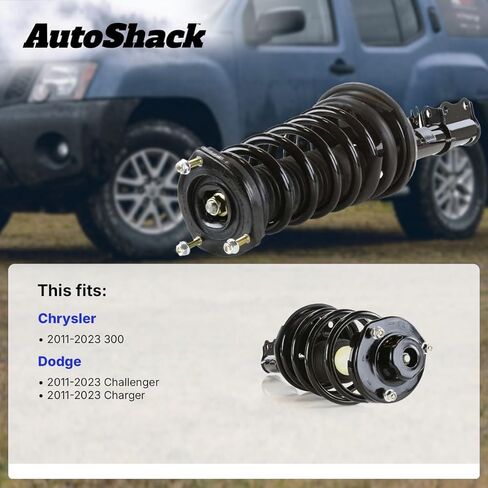 استبدال دعامة أمامية كاملة من AutoShack وزنبرك لفائف لـ 2011-2023 دودج تشارجر 2-PC in Saudi Arabia