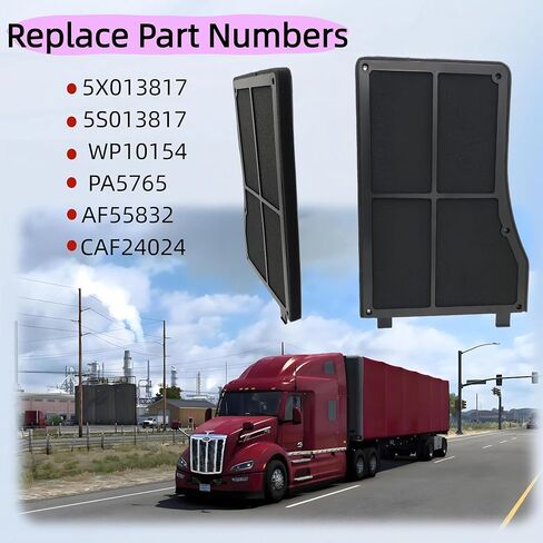 4-Pack فلتر هواء المقصورة لـ Peterbilt 389 388 579 567 367 365، يستبدل 5X013817، 5S013817، WP10154، AF55832 in Kuwait