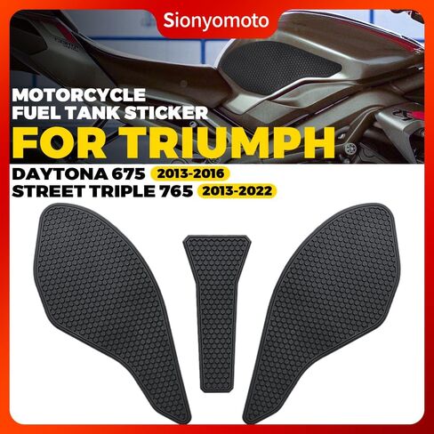مجموعة ملصقات واقية لخزان الوقود متوافقة مع Daytona 675/R 2013 2014 2015 2016/ Street Triple 765 R/RS 2013 2014 2015 2016 2017 2018 2019 2020 2021 2022 in Kuwait