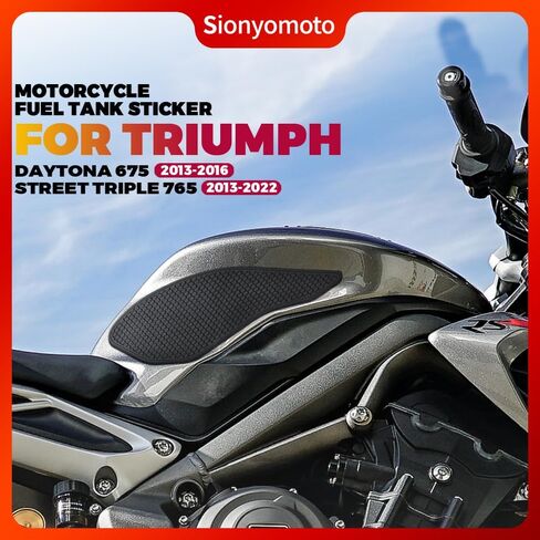 مجموعة ملصقات واقية لخزان الوقود متوافقة مع Daytona 675/R 2013 2014 2015 2016/ Street Triple 765 R/RS 2013 2014 2015 2016 2017 2018 2019 2020 2021 2022 in Kuwait