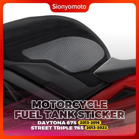 مجموعة ملصقات واقية لخزان الوقود متوافقة مع Daytona 675/R 2013 2014 2015 2016/ Street Triple 765 R/RS 2013 2014 2015 2016 2017 2018 2019 2020 2021 2022 in Kuwait