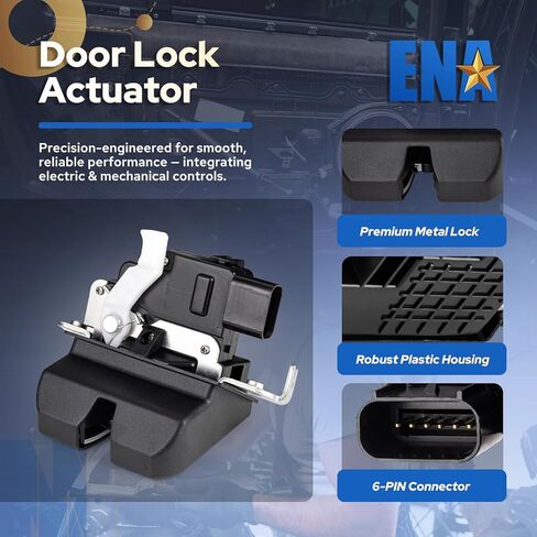 ENA Power Door Lock Latch Actuator Assembly Rear Liftgate Tailgate Trunk Compatible with Kia Sorento Sport Utility 2016 2017 2018 2019 2020 Replacement for 81230-C5000 81230C5000 SM2525 SK839335 in Saudi Arabia