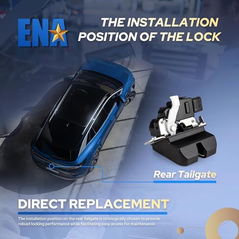 ENA Power Door Lock Latch Actuator Assembly Rear Liftgate Tailgate Trunk Compatible with Kia Sorento Sport Utility 2016 2017 2018 2019 2020 Replacement for 81230-C5000 81230C5000 SM2525 SK839335 in Saudi Arabia