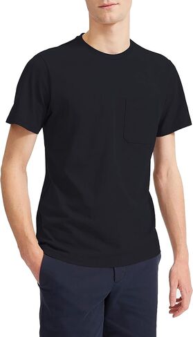Hat and Beyond Mens Premium Chest Pocket Tee Crew Neck Lightweight Short Sleeve T Shirt in Saudi Arabia