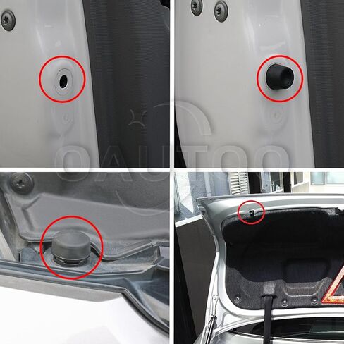 OAUTOO 94pcs fits Toyota Honda Nissan VW Hood Bumper Cushion Door Stopper Assortment in Saudi Arabia