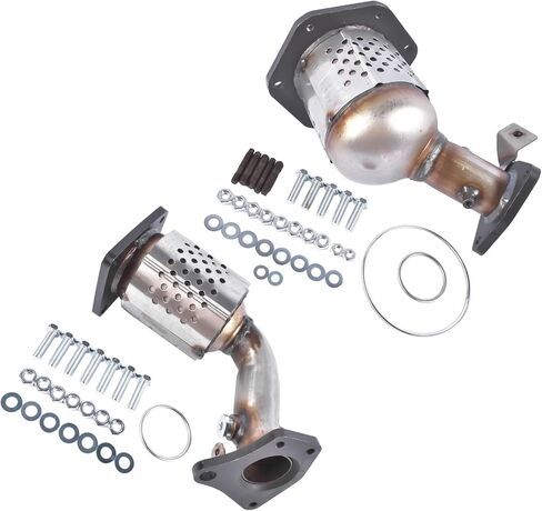 استبدال المحولات الحفازة الأمامية اليسرى واليمنى لنيسان ماكسيما 3.5L V6 2009-2014 641424 641425 679-521 679-522 in Saudi Arabia