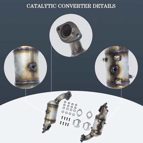 Front and Rear Catalytic Converter Compatible with 2011-2019 Do-dge Grand Caravan Journey Avenger, for Chrysler Town & Country, 200, for R-outan & Ram C/V, 3.6L Replace 674-120 674-121 in Saudi Arabia
