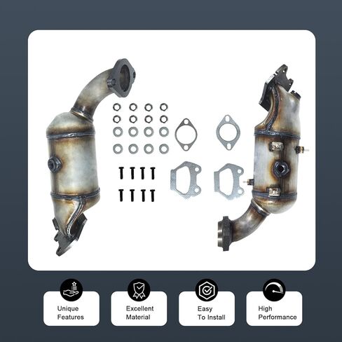 Front and Rear Catalytic Converter Compatible with 2011-2019 Do-dge Grand Caravan Journey Avenger, for Chrysler Town & Country, 200, for R-outan & Ram C/V, 3.6L Replace 674-120 674-121 in Saudi Arabia