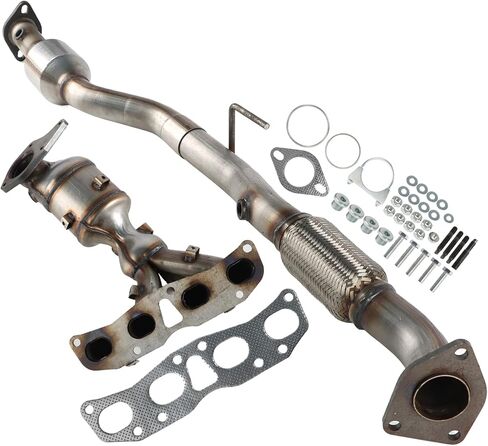 Front and Rear Catalytic Converter Compatible with Nissan Altima 2007-2012 2.5L, Exhaust Manifold Catalytic Convertor 643090 54782 40919 40800 641302 in Saudi Arabia